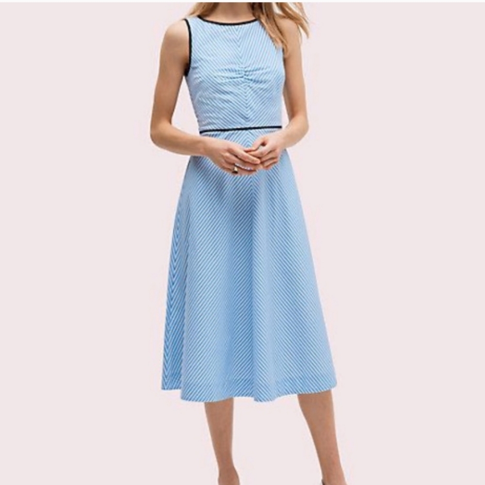 Kate Spade NY Button Back Stripe Dress